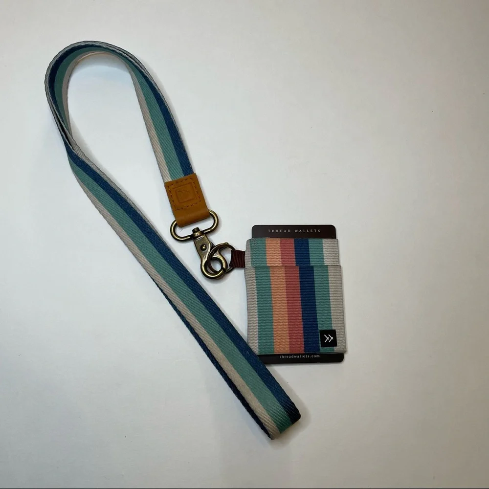 Thread Wallet and Lanyard